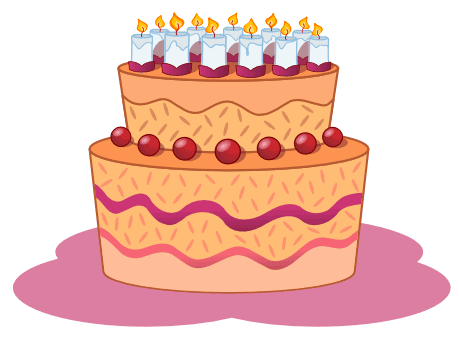 Order Birthday Cake Online on Free Clip Art Birthday Cake
